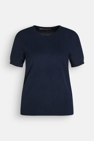 (THE MERCER) N.Y. Kaschmir-Shirt dunkelblau