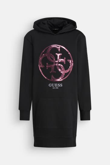 GUESS Sweatkleid schwarz