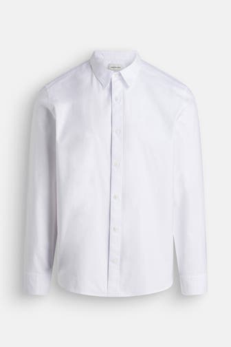 CK JEANS Casual-Hemd 'Solid Oxford' weiß