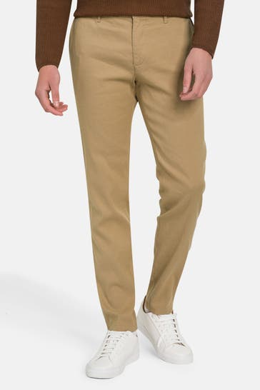 ALBERTO Leinenmix-Hose 'Rob' camel