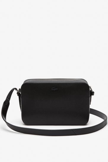 LACOSTE Schultertasche schwarz