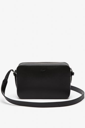 LACOSTE Schultertasche schwarz