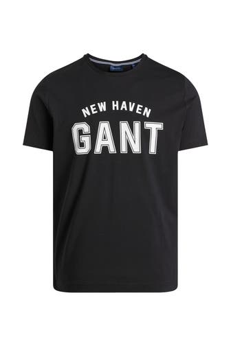 GANT T-Shirt schwarz