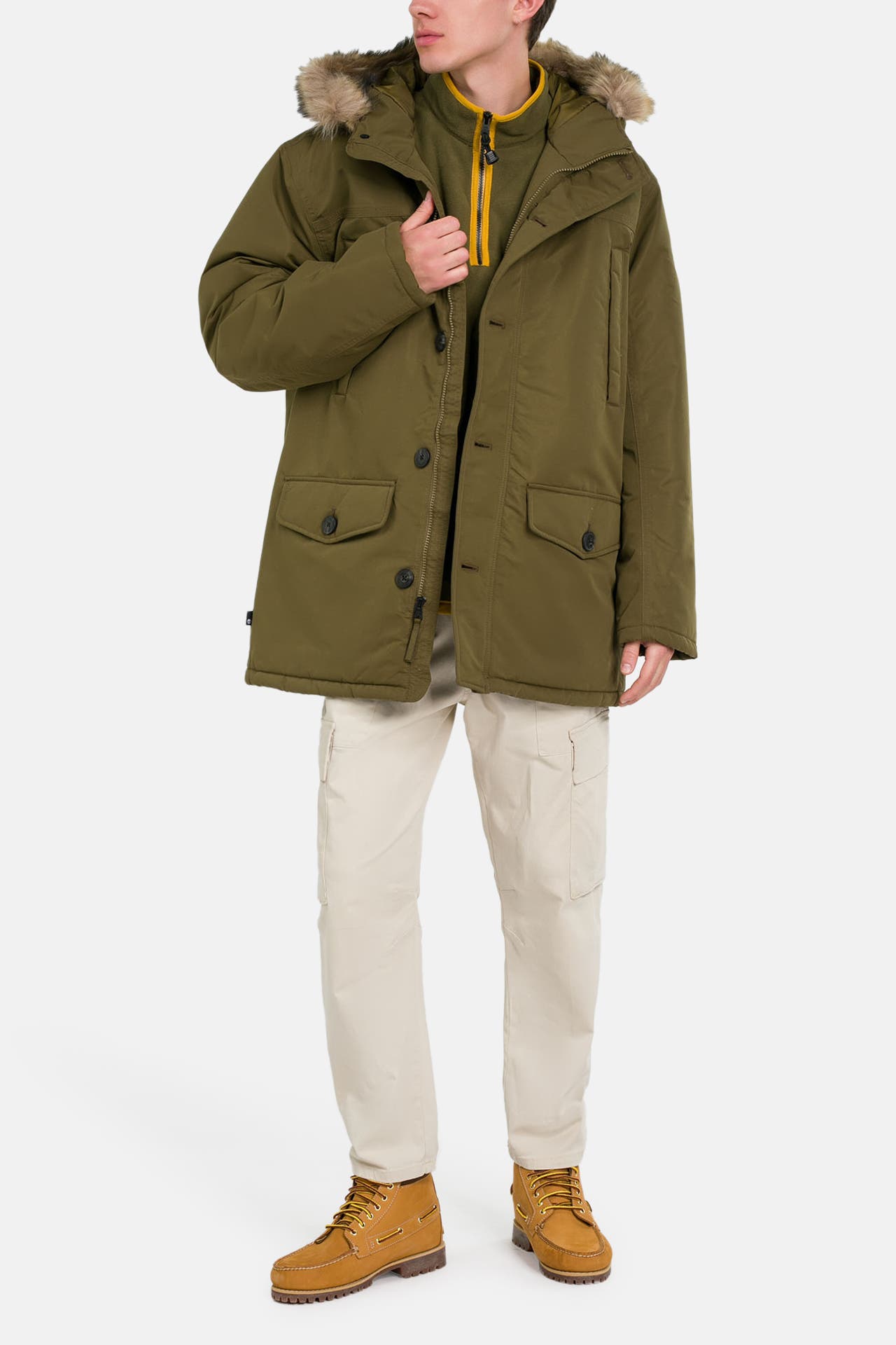 TIMBERLAND Parka 'Scar Ridge' oliv, Bild 1