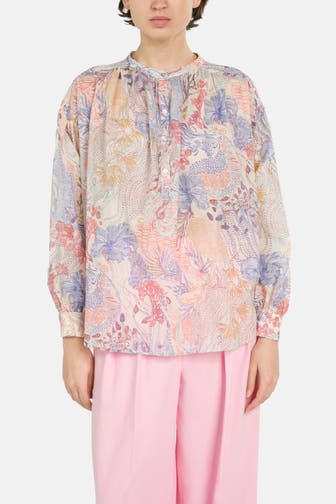 0039 ITALY Blusenshirt 'Annika' gemustert