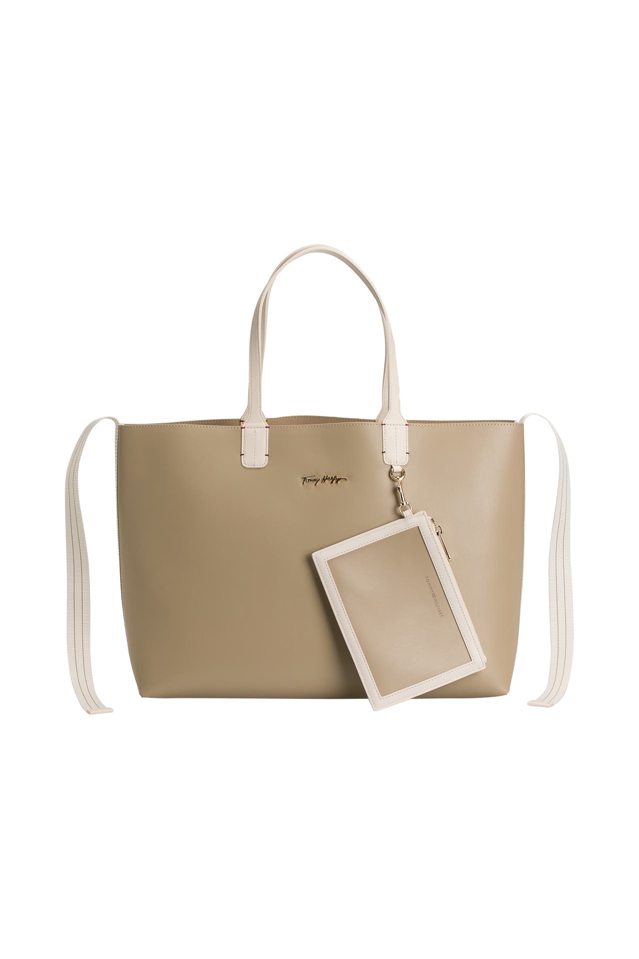 TOMMY HILFIGER Shopper beige » günstig online kaufen | Outletcity