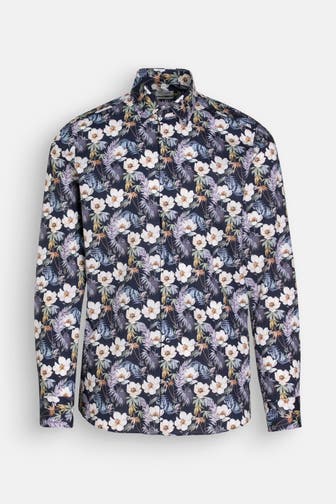 OLYMP Level Five Casual-Hemd gemustert Slim Fit