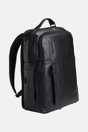 PIQUADRO Rucksack schwarz
