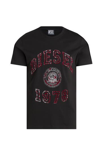 DIESEL T-Shirt schwarz