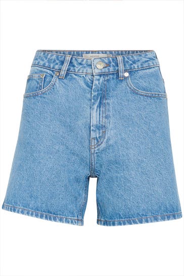 GESTUZ Jeansshorts blau