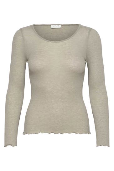 ROSEMUNDE Longsleeve graugrün