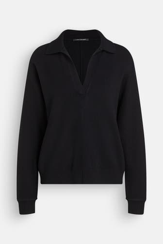 LUISA CERANO Strickpullover schwarz