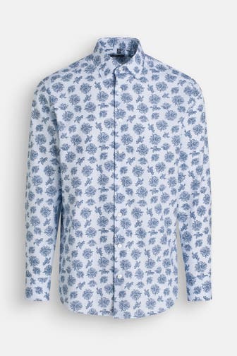 OLYMP Luxor modern fit Casual-Hemd gemustert Modern Fit