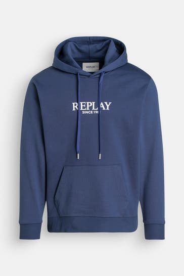 REPLAY Hoodie navy