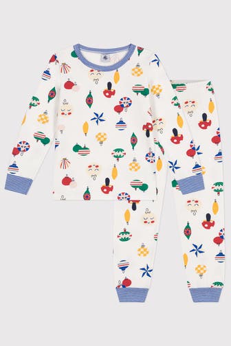 PETIT BATEAU Pyjama gemustert