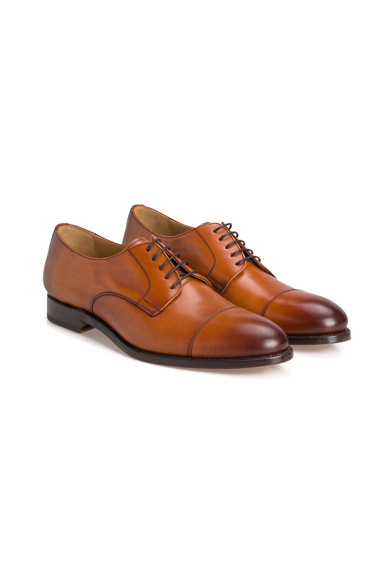 CORDWAINER Derbys cognac, Bild 1