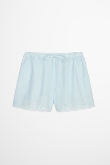 MARC O'POLO Pyjamashorts hellblau
