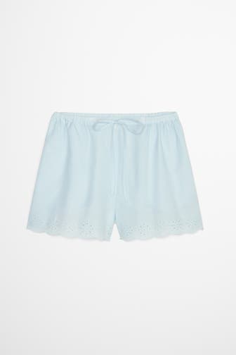 MARC O'POLO Pyjamashorts hellblau
