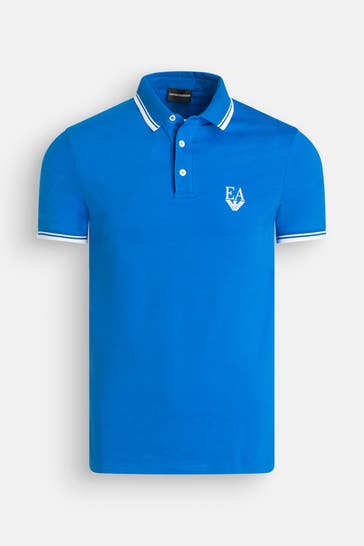 EMPORIO ARMANI Polo-Shirt blau