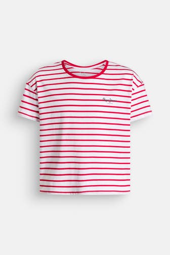 PEPE JEANS T-Shirt 'Jeanne' gestreift
