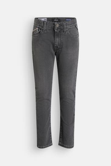 REPLAY Jeans dunkelgrau straight