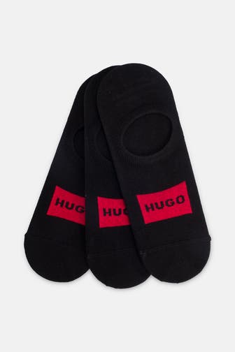 HUGO 3er-Pack Socken schwarz