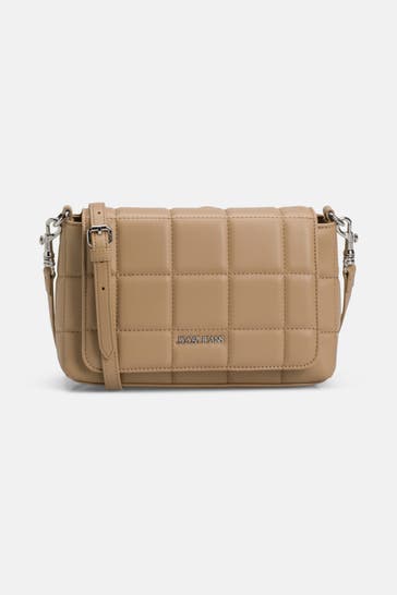 JOOP! Schultertasche 'Flora Diva Solar' hellbraun