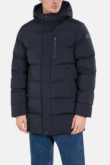 NEW ZEALAND AUCKLAND Stepp-Parka dunkelblau