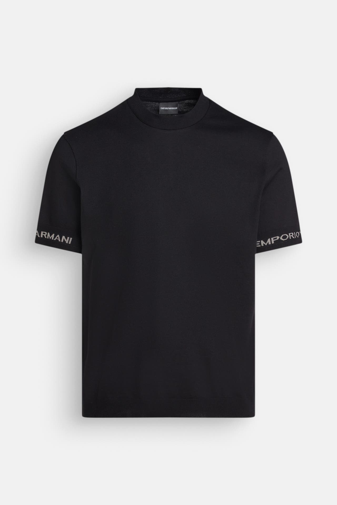 EMPORIO ARMANI Strickshirt schwarz, Bild 1