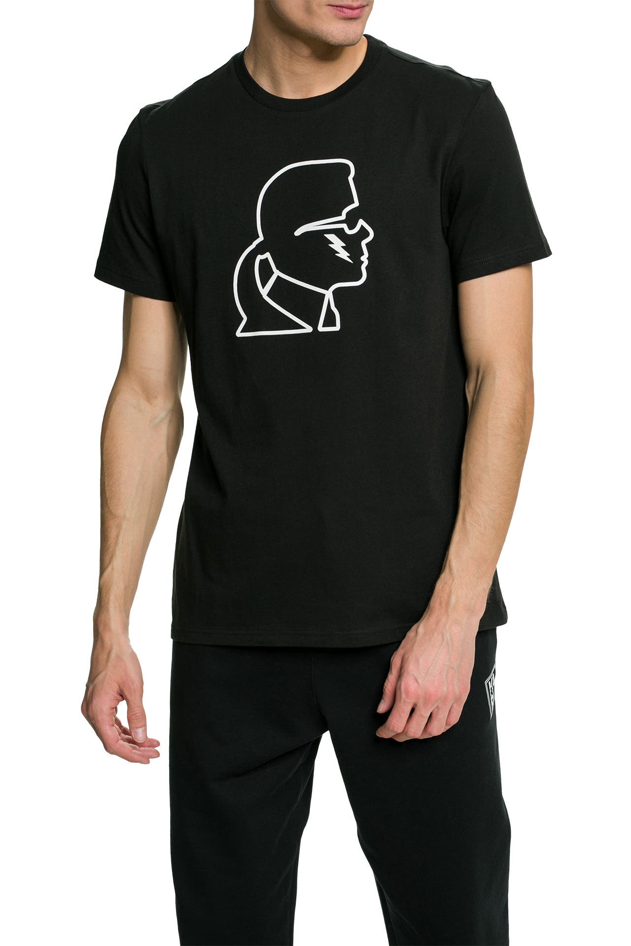 KARL LAGERFELD T-Shirt schwarz, Bild 1