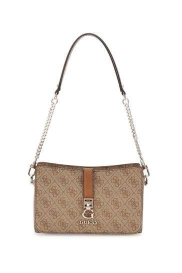 GUESS Schultertasche 'Zamira' hellbraun