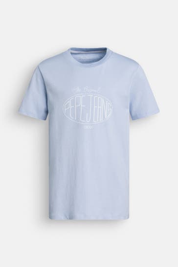 PEPE JEANS T-Shirt 'Dalon' taubenblau