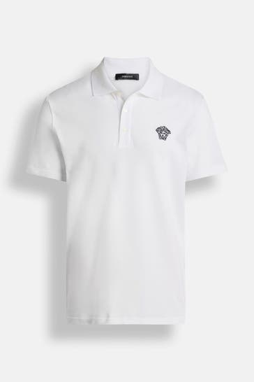VERSACE Polo-Shirt weiß