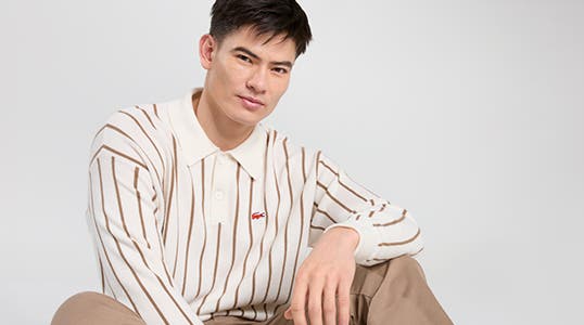 Langarm Polo