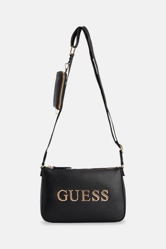 GUESS Umhängetasche 'Beacon Falls' schwarz