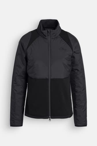 J.LINDEBERG SPORTSWEAR Fleecejacke 'Shona Hybrid' schwarz