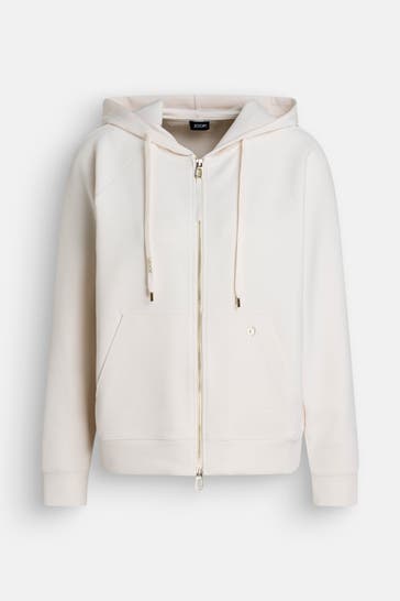 JOOP! Sweatjacke 'Tudoria' creme