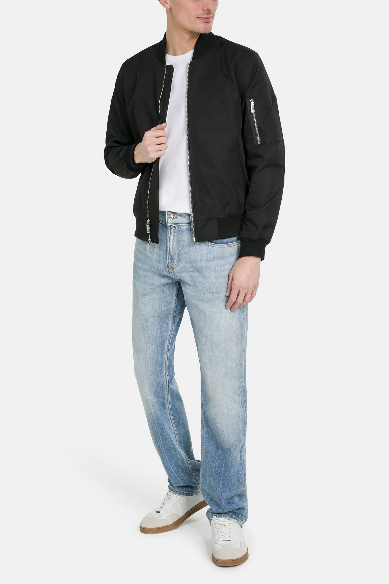 7 FOR ALL MANKIND Blouson schwarz, Bild 1