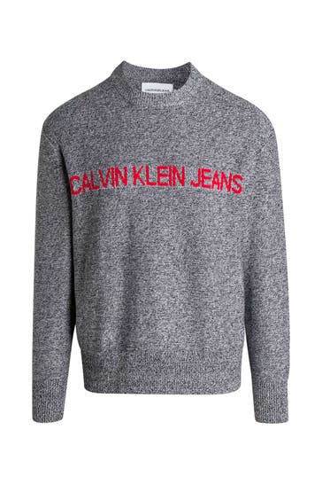 CK JEANS Strickpullover meliert