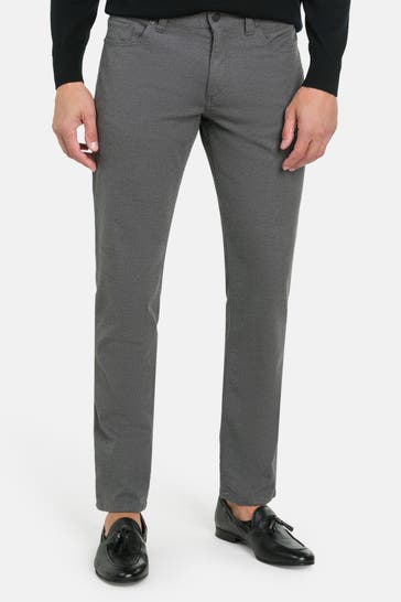 ALBERTO Stoffhose 'Pipe' grau