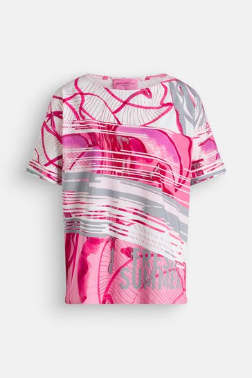 BETTY BARCLAY T-Shirt pink gemustert