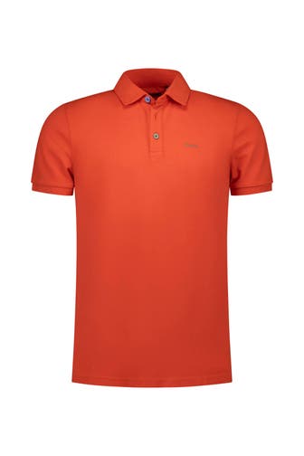 NEW ZEALAND AUCKLAND Polo-Shirt orangerot