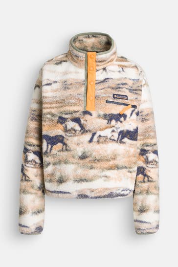 COLUMBIA Fleece-Troyer 'Helvetia™' gemustert