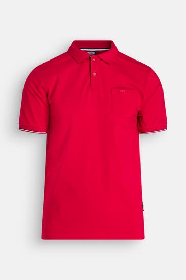 HECHTER Paris Polo-Shirt dunkelrot