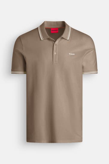 HUGO Polo-Shirt taupe