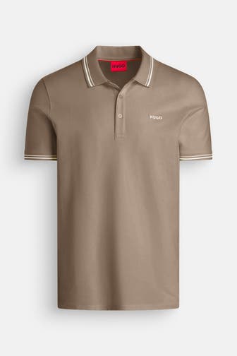 HUGO Polo-Shirt taupe