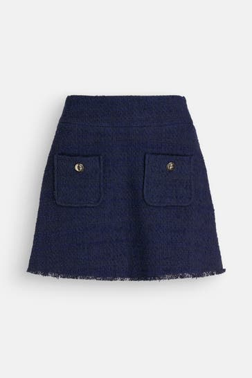 BA&SH Minirock 'Bonnie' dunkelblau