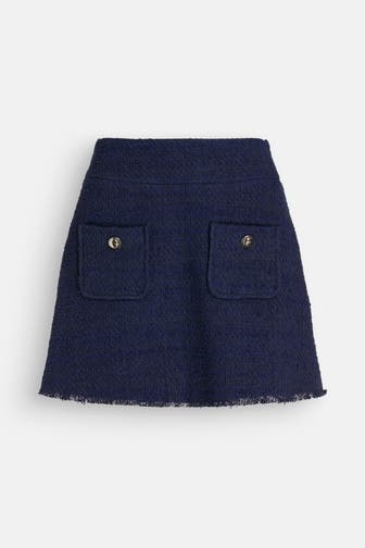 BA&SH Minirock 'Bonnie' dunkelblau