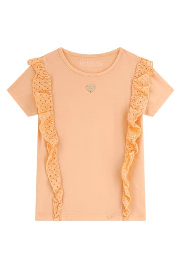 GUESS T-Shirt hellorange