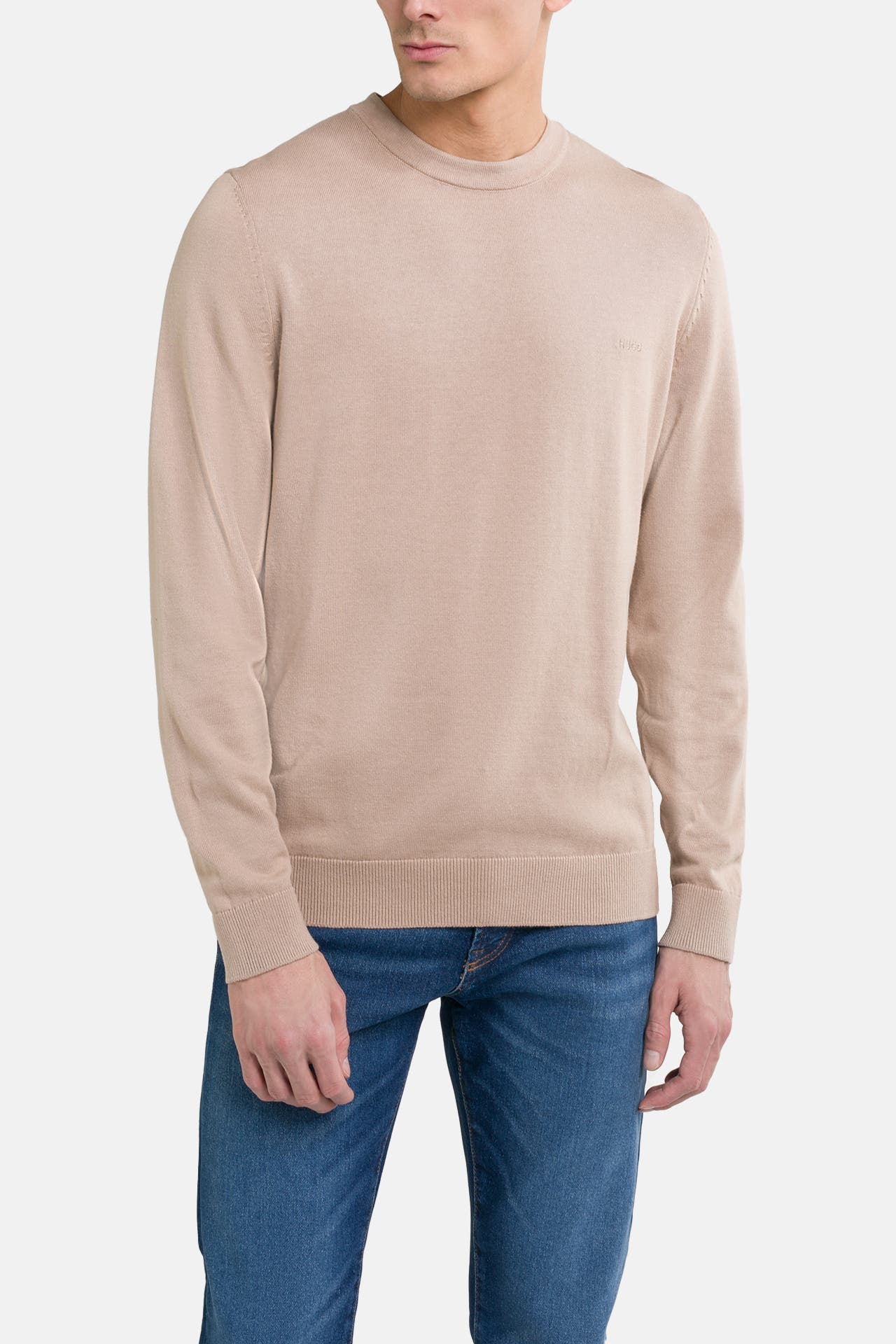 HUGO Strickpullover beige, Bild 1